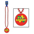 Beads w/ Its My Birthday Medallion